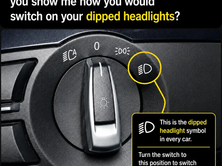 Show Me question car control reference image