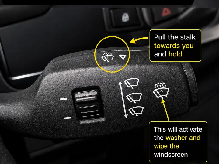 Show Me question car control reference image