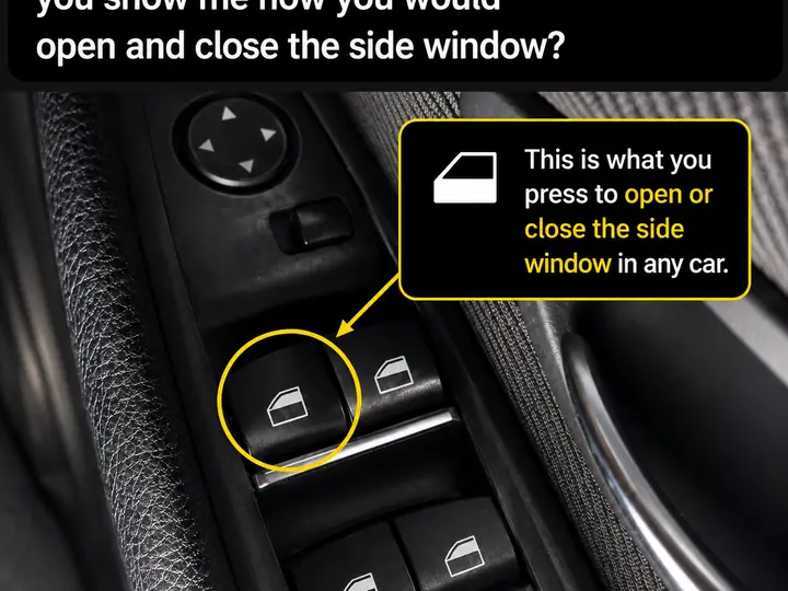 Show Me question car control reference image
